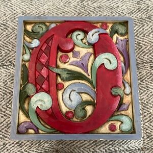 Jim Shore Heartwood Creek letter “O”